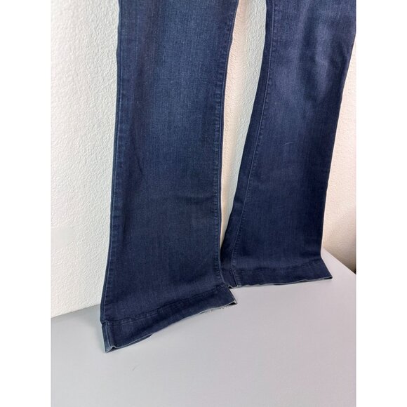 Judy Blue women's 2XL dark wash high rise flare stretch denim jeans - Picture 4 of 8